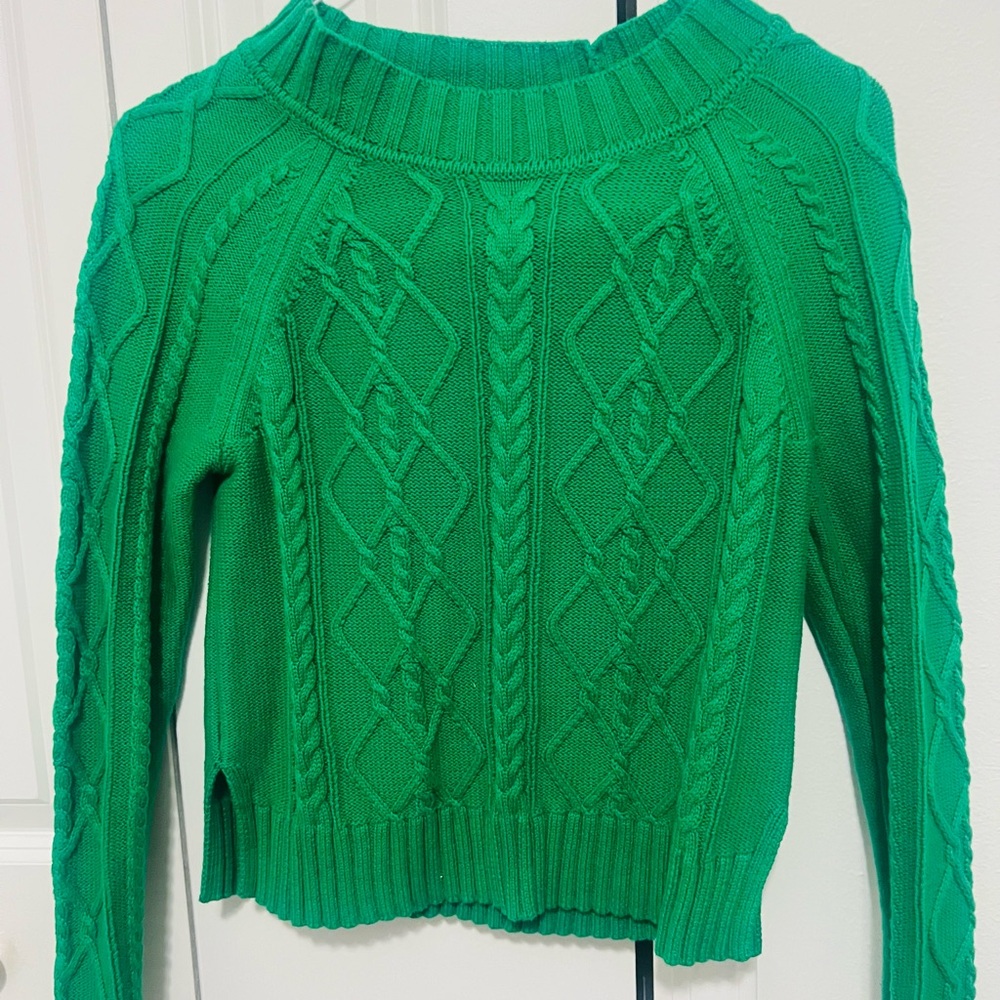 GAP Green Knit Sweater